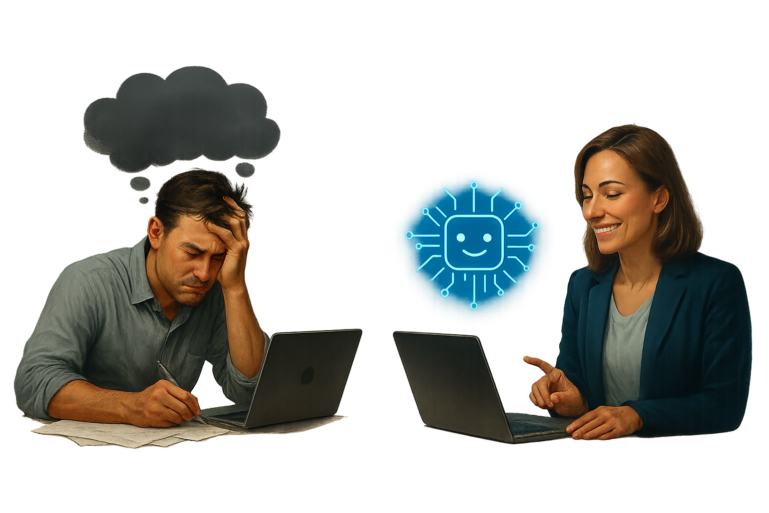 Esquema de Automatización con Inteligencia Artificial